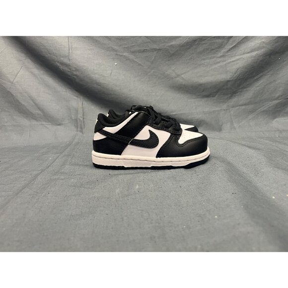 Nike Toddlers Dunk Low (TD) Sneakers Lace Up White Black Size 7 NEW IN BOX! - Picture 9 of 10